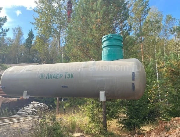 Установка подземного газгольдера Лидер Тэк для дома в Раменском