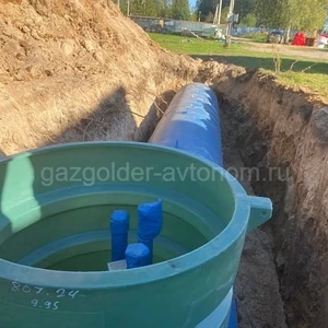 Монтаж подземных газгольдеров