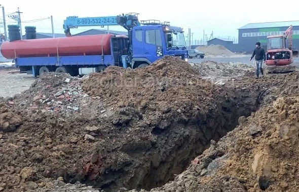 Монтаж газгольдера Реал Инвест под ключ в Раменском подземно
